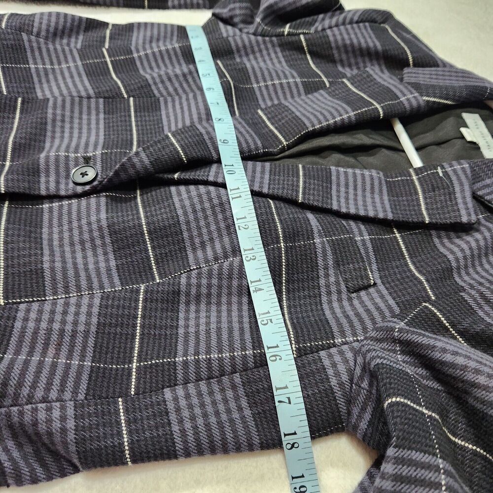 Free Assembly Blazer For Women Size Small Relaxed Fit Plaid Long sleeve - Picture 7 of 14